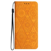 Ethnic Embossed Adsorption Leather Phone Case